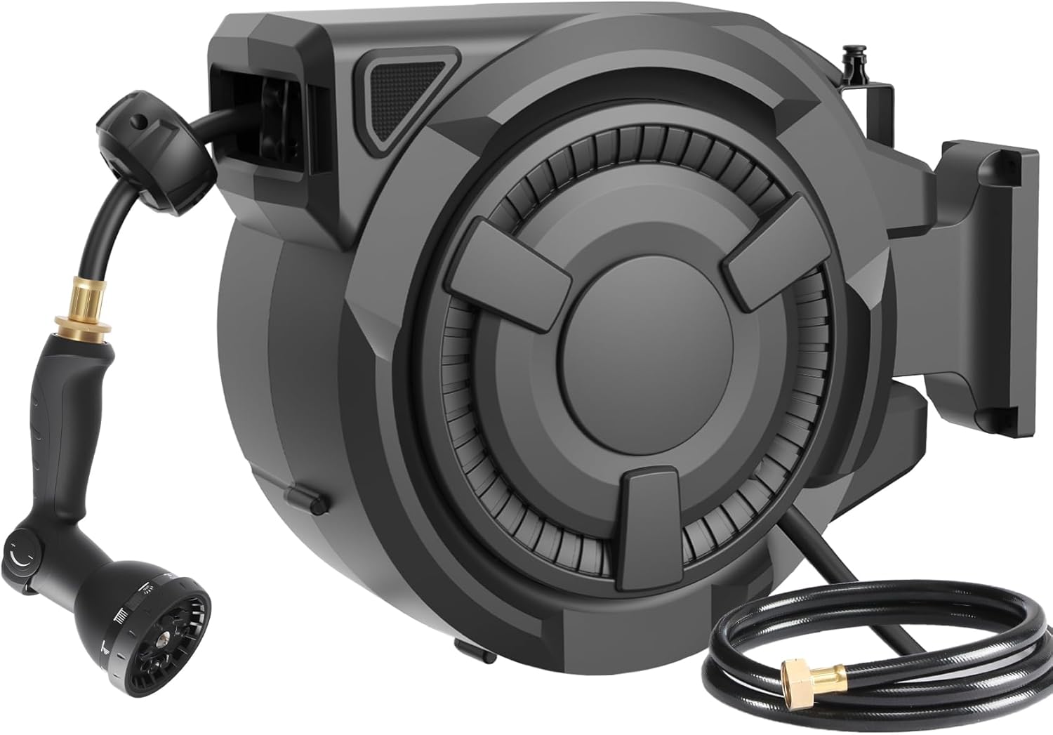 Retractable Garden Hose Reel 1/2 in x 100 ft for Easy Use