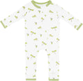 KYTE BABY Unisex Rayon From Bamboo Zippered Romper 0-24 Months - Soft