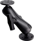 Aluminum 1.5 in Double Ball Mount with Two AMPS Plates - Heavy Duty