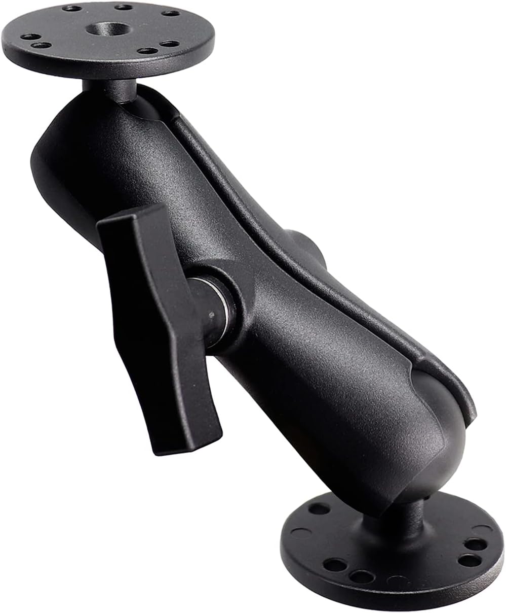 Aluminum 1.5in Double Ball Mount for Tablets and Fish Finders