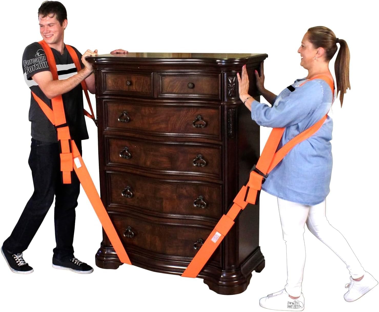 Forearm Forklift Shoulder Harness PRO Model for Easy Moving