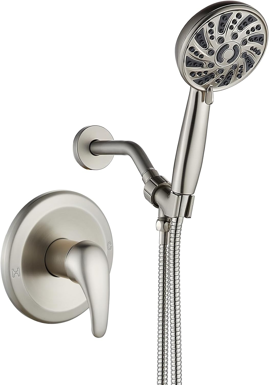 Gotonovo Single-Handle Shower Faucet Set with 6 Modes for Luxury