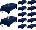 Navy Blue Rectangle Tablecloth 60 x 126 in 12 Pack - Durable Event