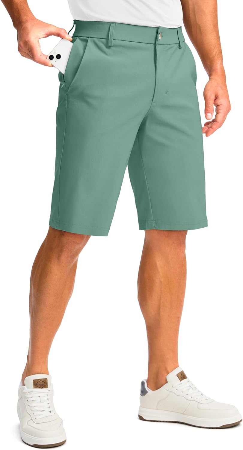 Men's Golf Shorts with 5 Pockets for Comfort and Style