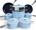 Nuwave Lux 13pc Forged Lightweight Cookware Set - PFAS Free Ceramic is