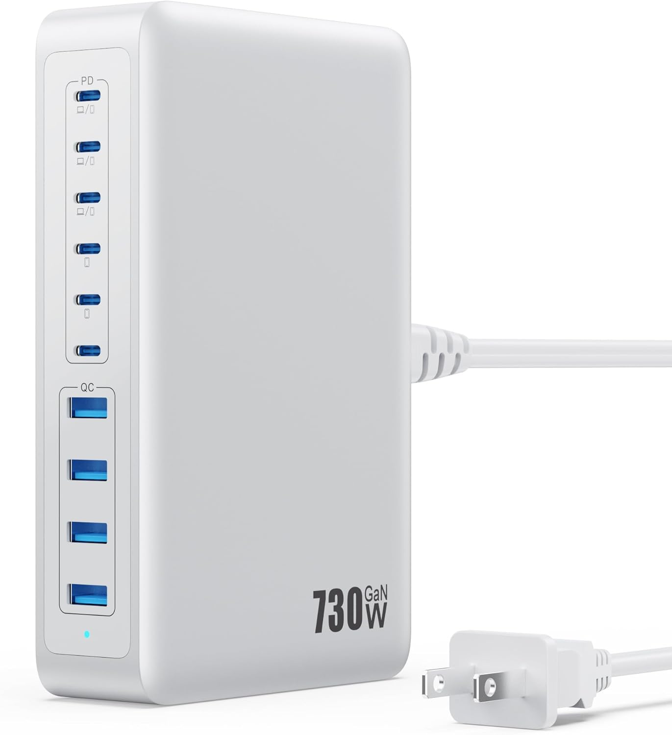 730W USB C Charger Block for Fast Charging Multiple Devices