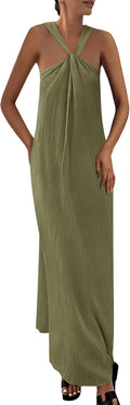 PRETTYGARDEN Womens Casual Long Summer Maxi Dress with Pockets
