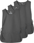 Cobbler Apron 3 Pack - Unisex Poplin Work Aprons for Full Coverage