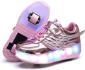 Kids Roller Shoes with LEDs and Removable Wheel - Nsasy Sport Sneaker