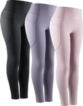 High Waist Running Workout Leggings for Yoga with Pockets - High