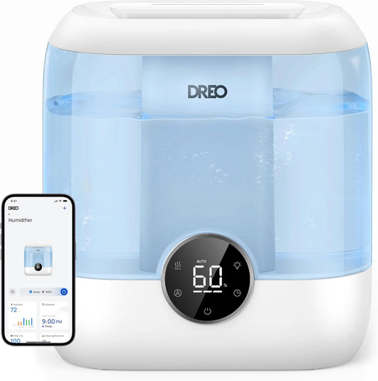Dreo Smart Humidifiers for Bedroom with 60 Hour Runtime