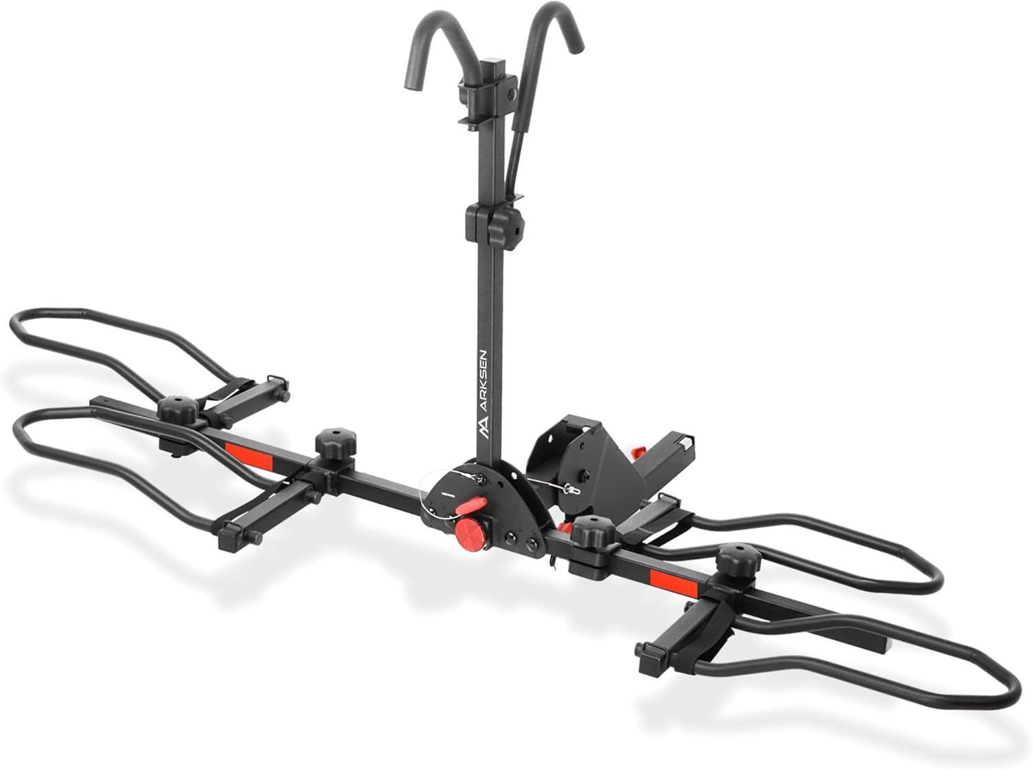 Arksen Hitch Mounted Smart Tilting 2-Bike Rack for Easy Transport