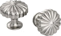 homdiy Brushed Nickel Cabinet Knobs 20 Pack - Luxury Round Pulls