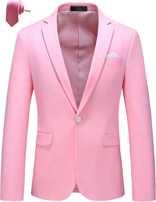 Mens Blazer Slim Fit Sport Coats for Business and Parties