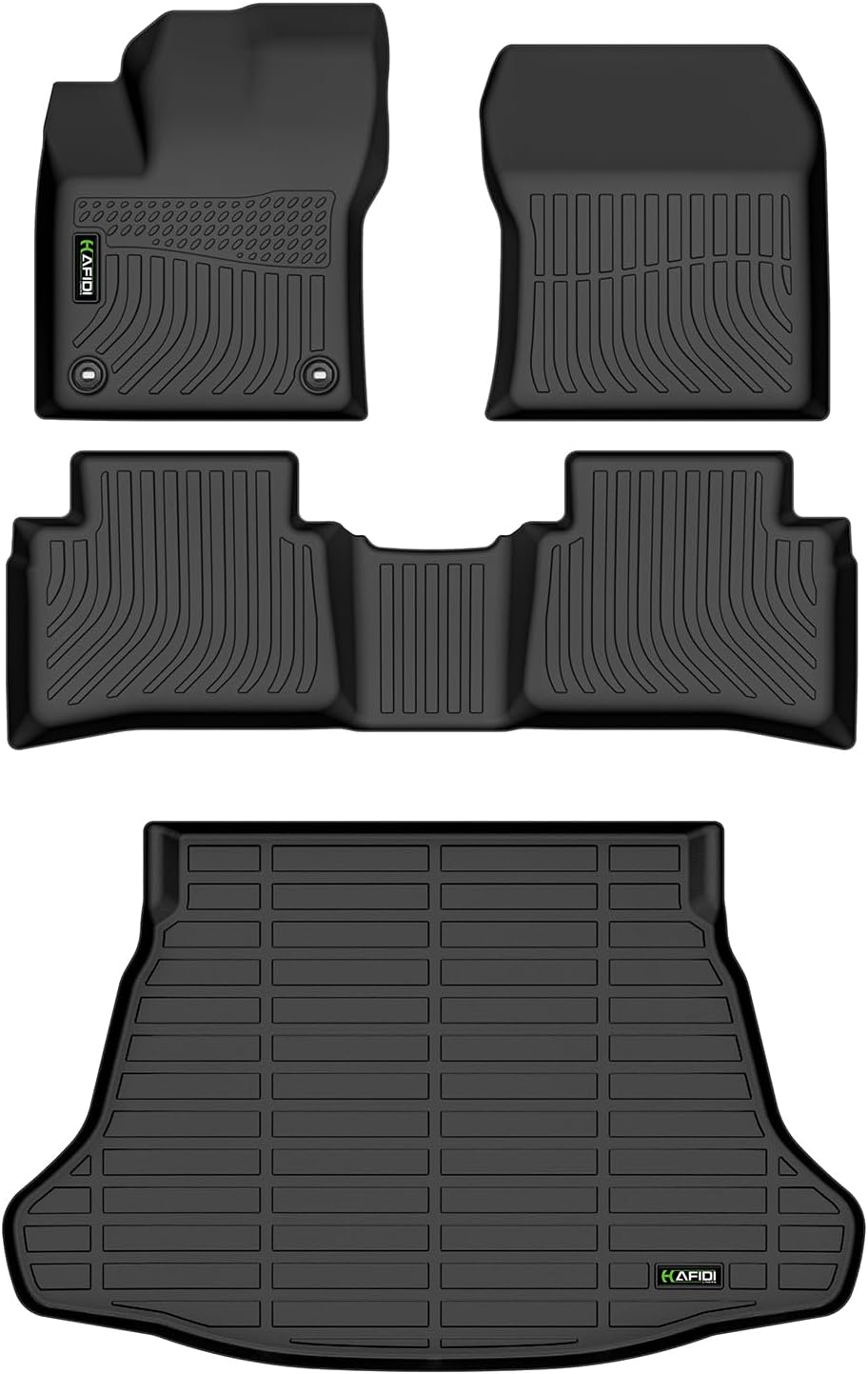 HAFIDI Floor Mats & Cargo Liner Set for 2016-2022 Toyota Prius