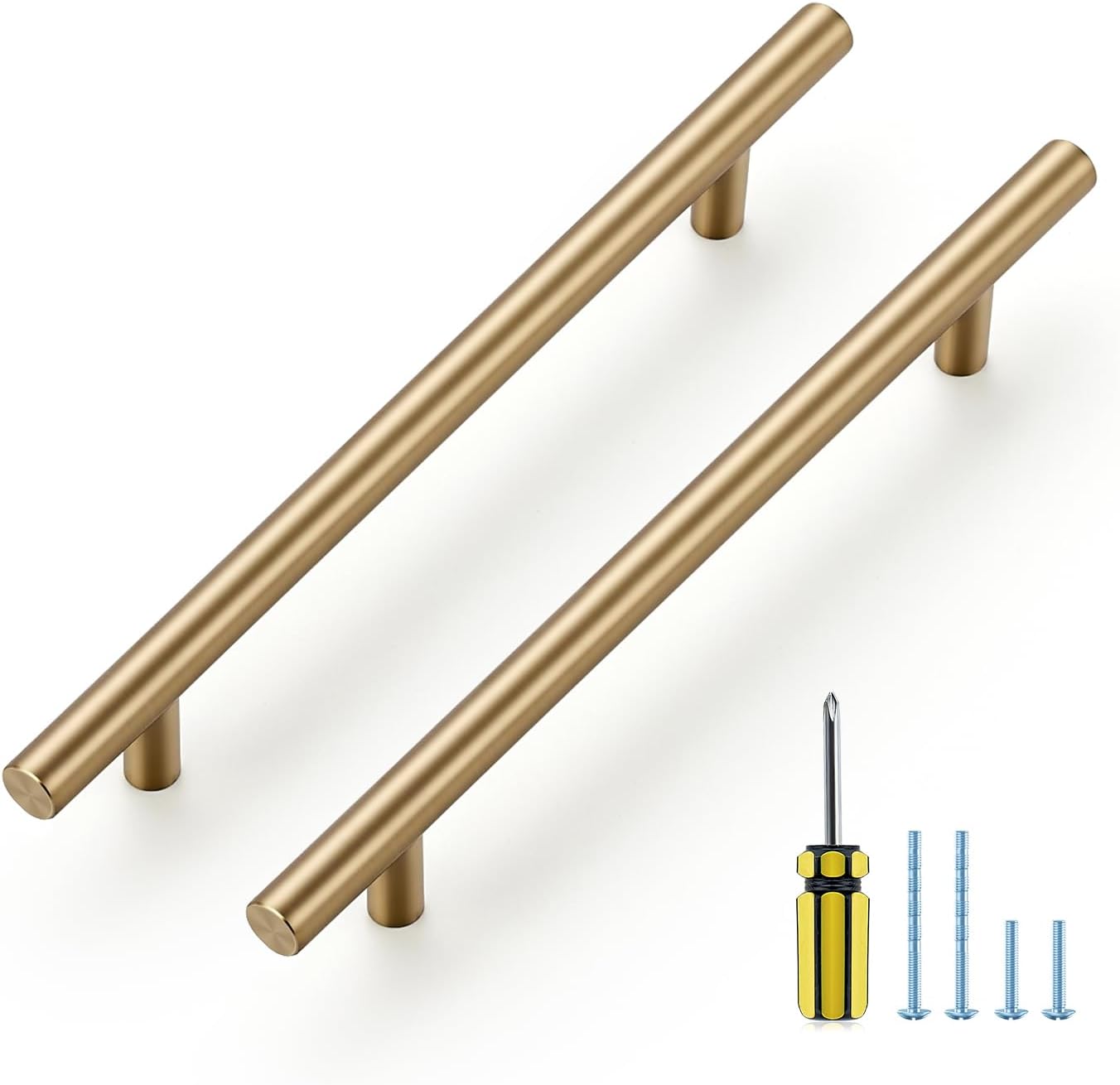 Ravinte 20 Pack Kitchen Cabinet Handles in Champagne Bronze Finish