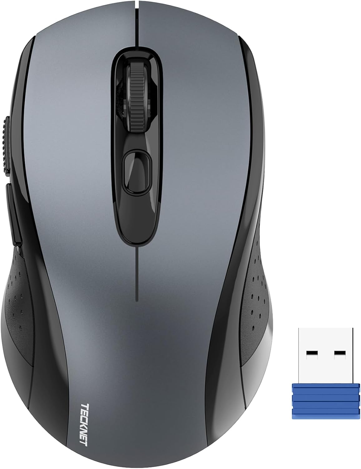 TECKNET Wireless Mouse: Silent, 4800 DPI, 18-Month Battery