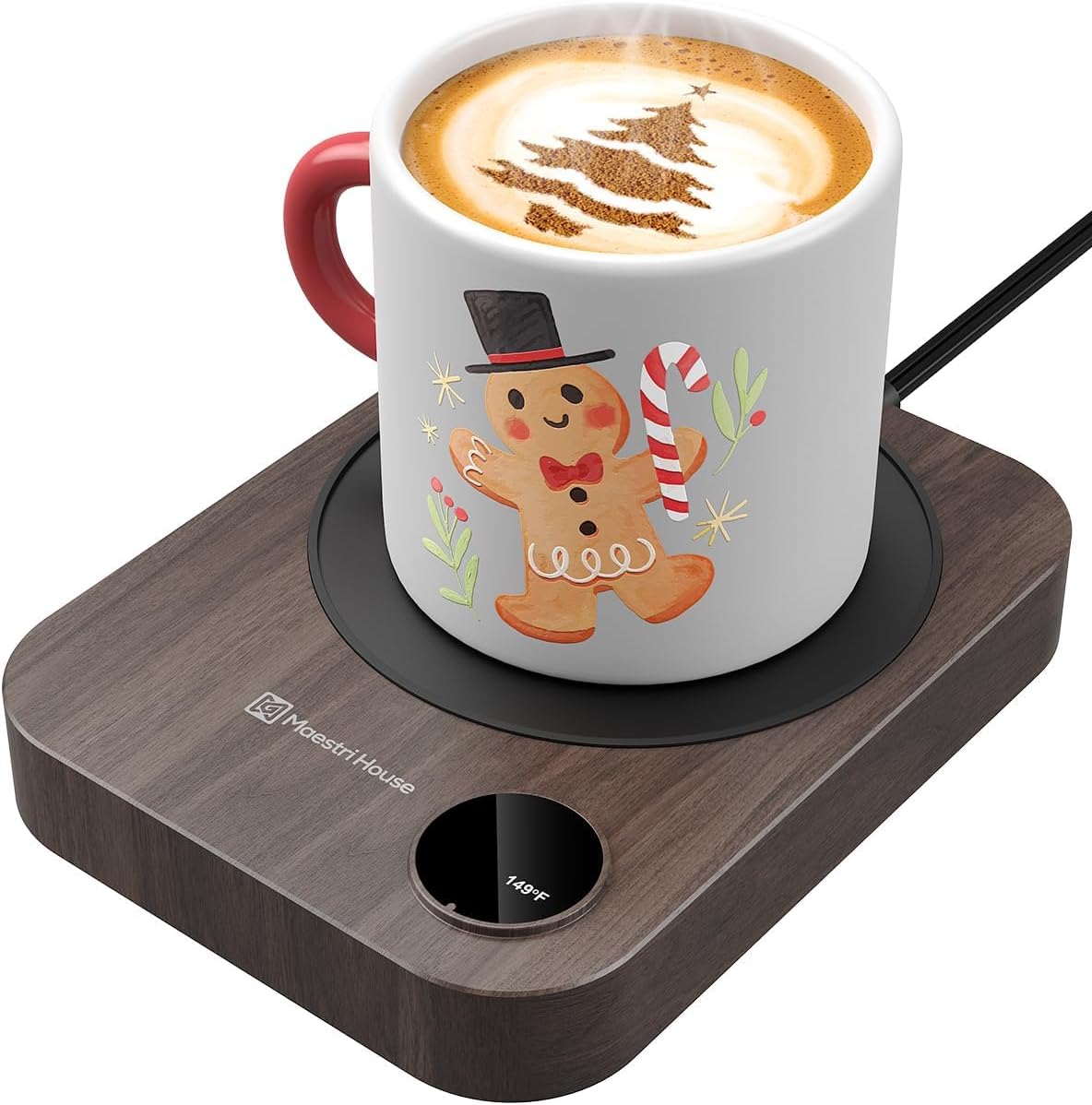 Maestri House Coffee Warmer: 3-Temp, Auto Off