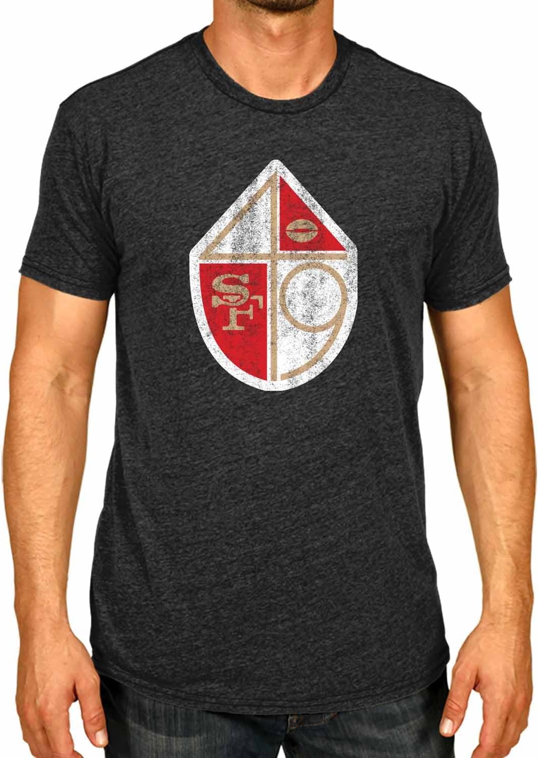 NFL Modern Throwback T-Shirt for San Francisco 49ers Fans