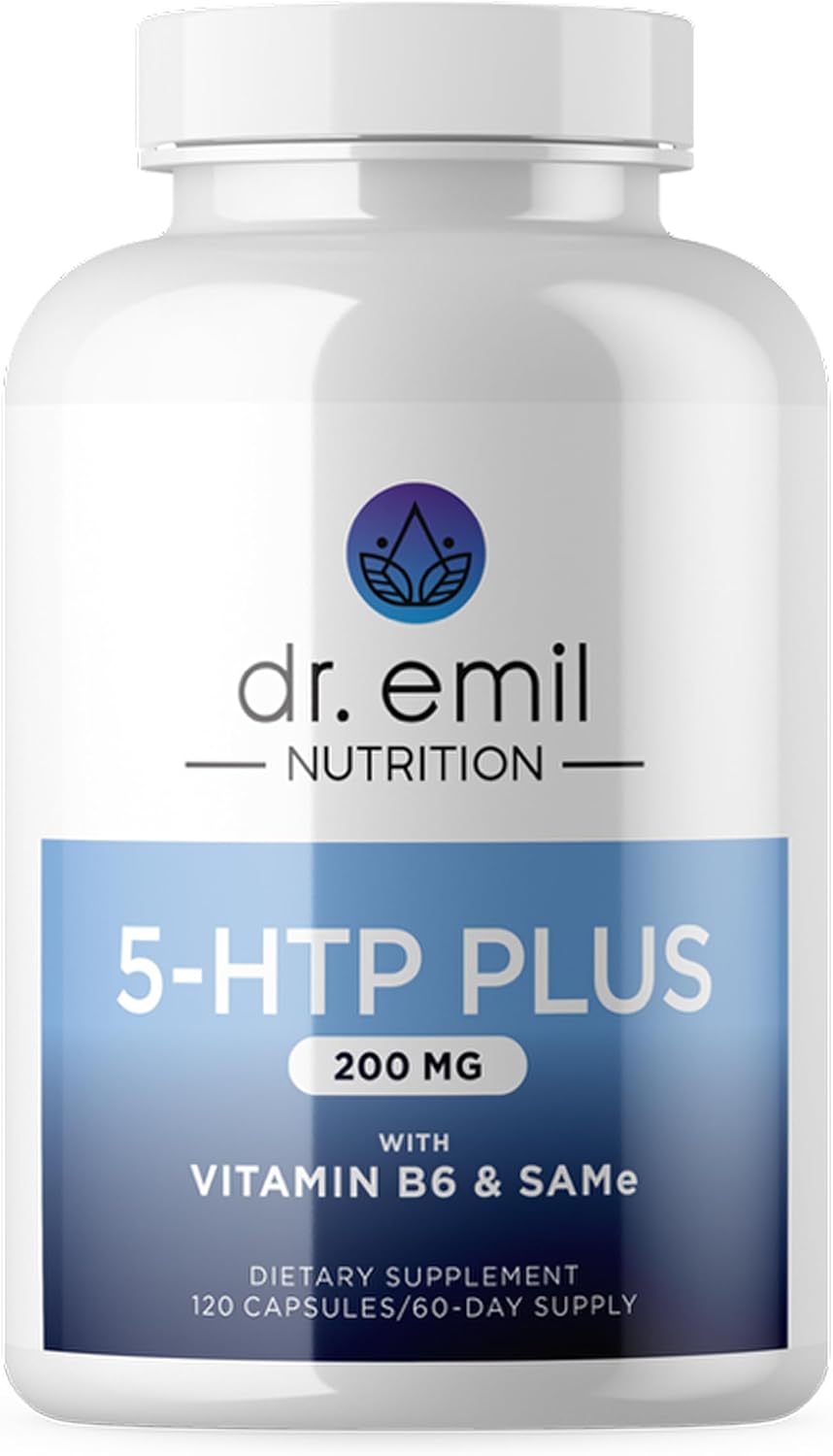 200 MG 5-HTP Plus with SAM-e for Mood, Stress, and Sleep