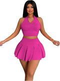 Women's 2 Piece Tennis Skirt Set for Active Lifestyle