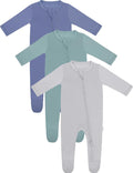 Unisex Baby Footies Pajamas Rayon from Bamboo - Soft Sleep 'N Play