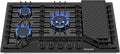 Gas Cooktop 36 in with Griddle - 5-Burner Propane/NG Cooktop