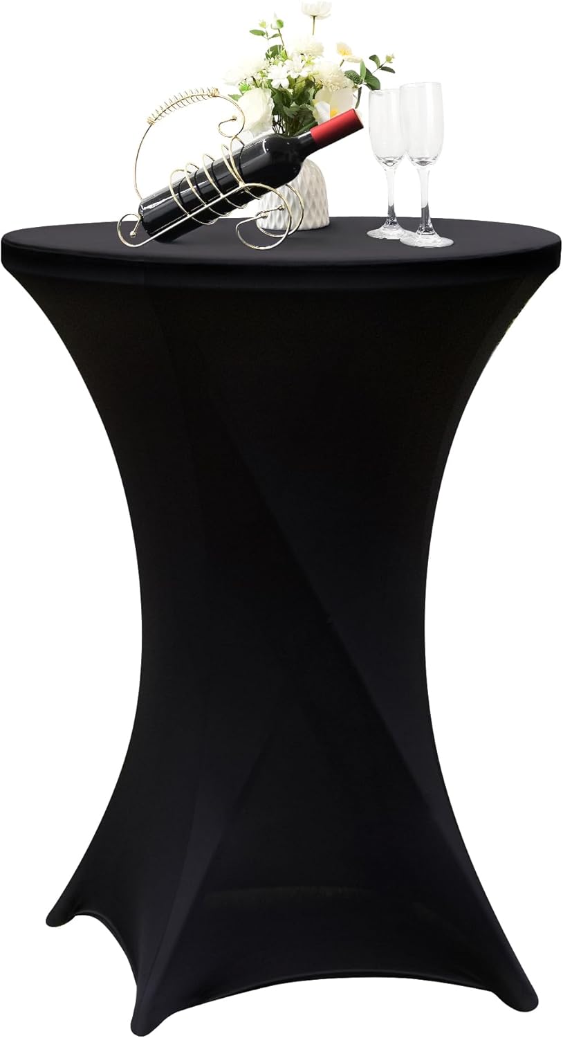 Stretchable Cocktail Table Cover for Elegant Events