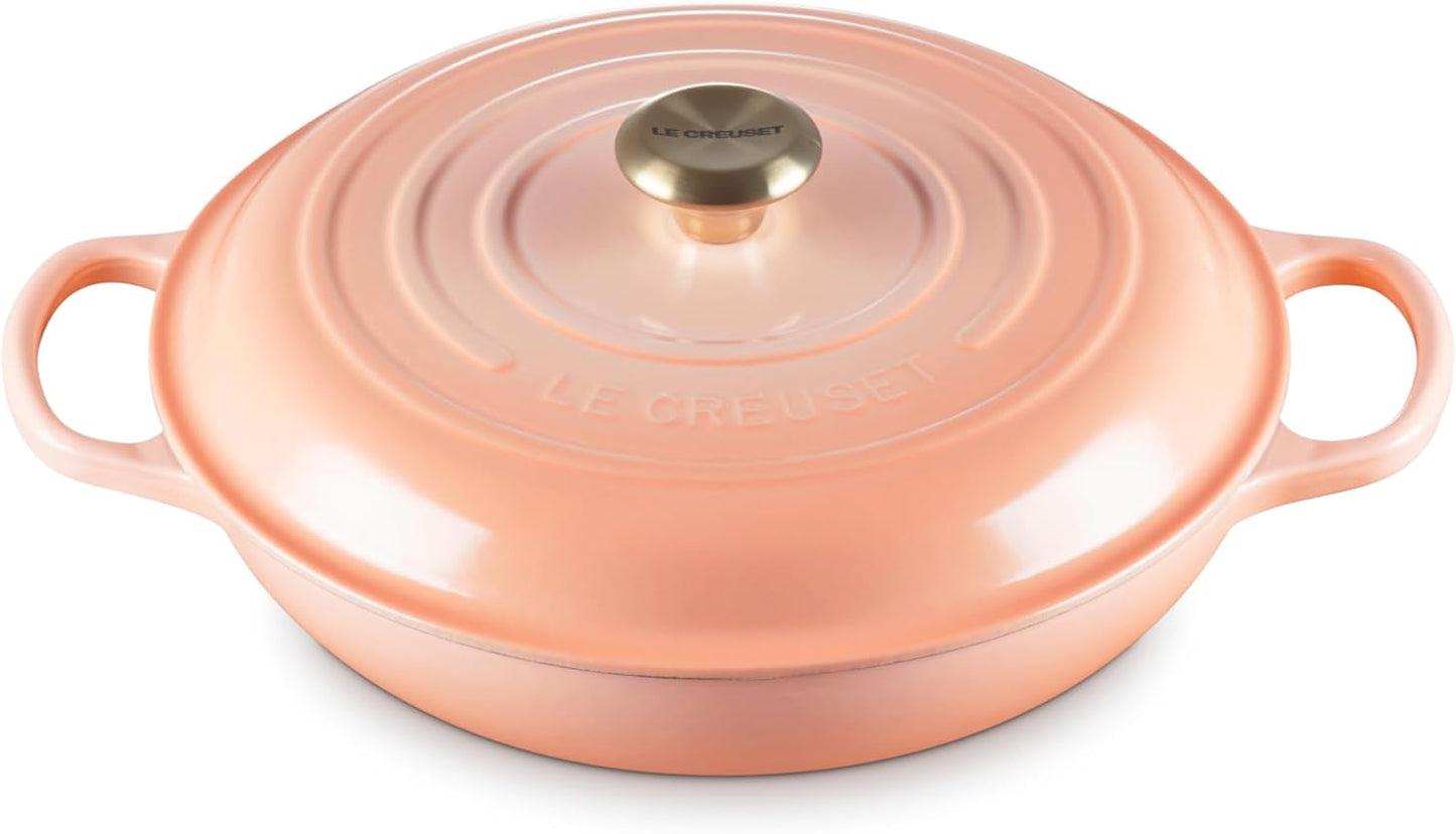 Le Creuset Enameled Cast Iron Signature Round Braiser, 3.5qt