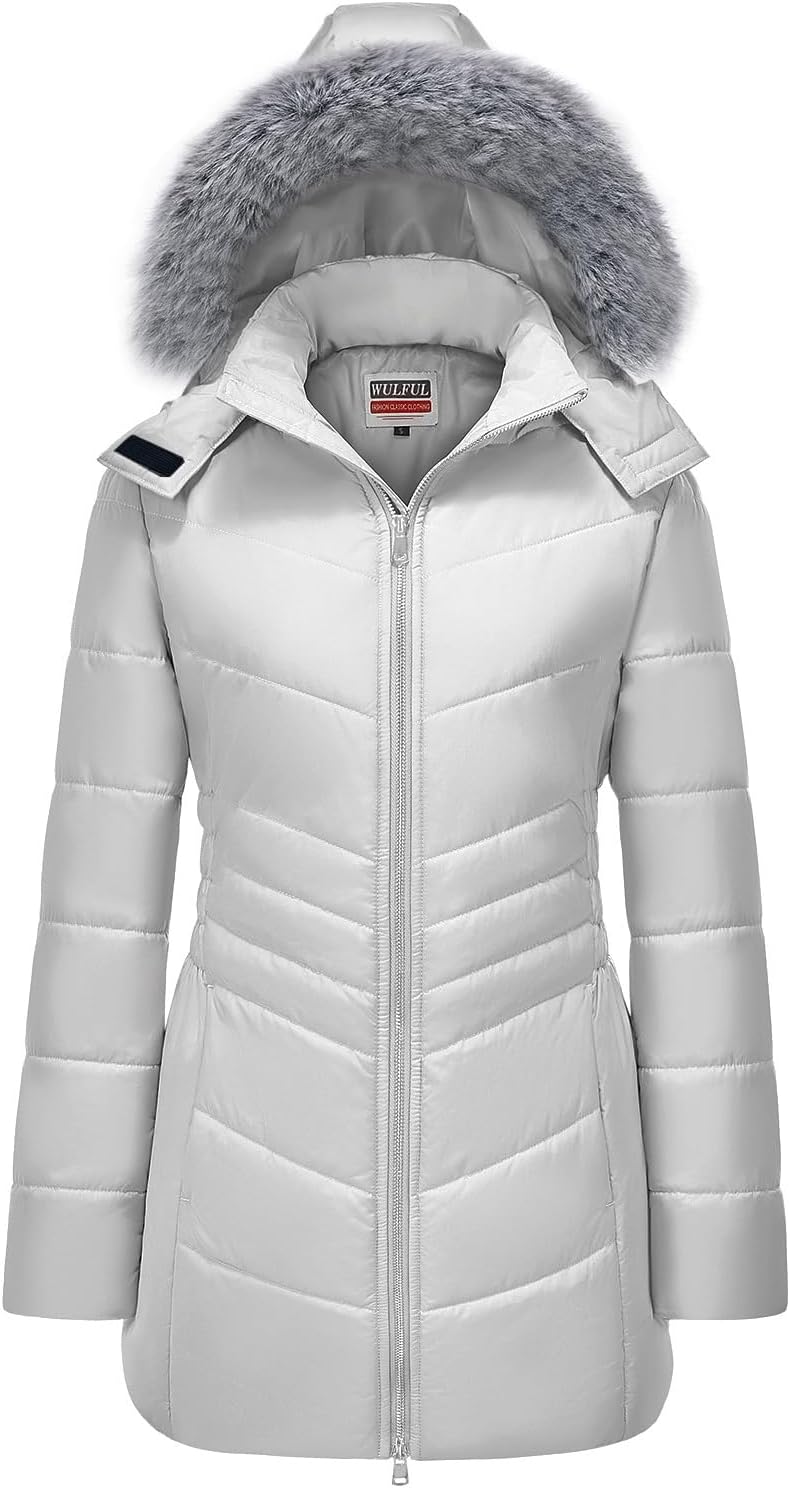 WULFUL Women's Winter Coats Long Warm Thicken Puffer Jackets