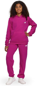 New Balance Girls Athletic 2 Piece Soft Fleece Set for Active Play