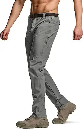CQR Men's Cool Dry Tactical Pants for Outdoor Adventures