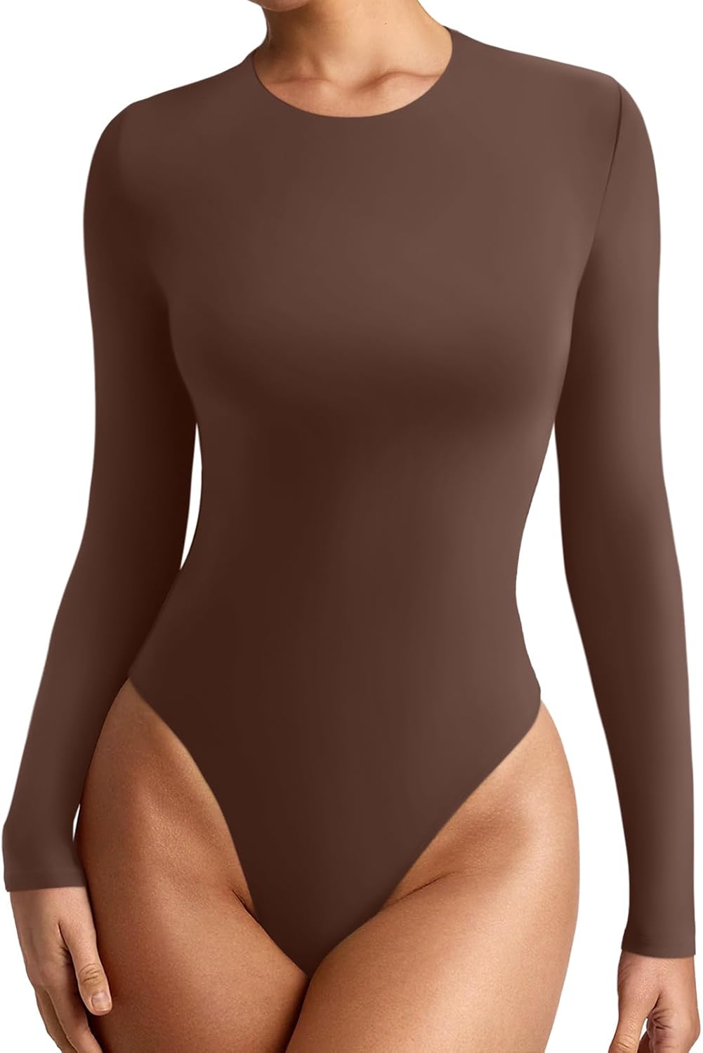 REORIA Women's Long Sleeve Bodysuit for Fall and Winter Style