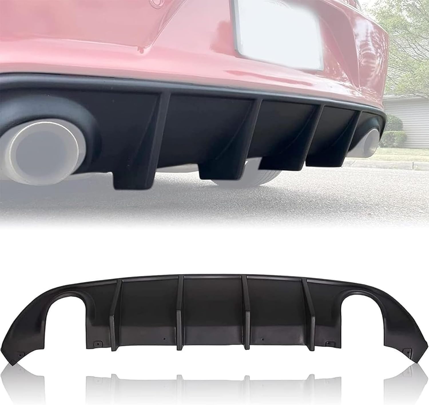 KUAFU Rear Diffuser for 2015-2024 Dodge Charger Models