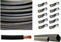1/0 AWG 15 ft Pure Copper Ultra Flexible Battery Welding Cable