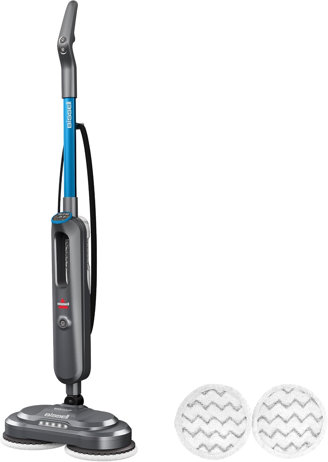 BISSELL SpinWave SmartSteam Scrubbing Steam Mop for Deep Cleaning