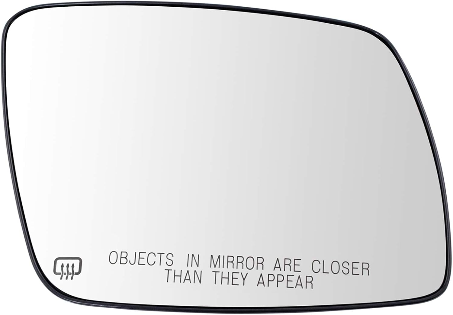 TRQ Heated Mirror Glass for 2009-2019 Dodge Journey Right Side