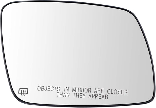 TRQ Heated Mirror Glass for 2009-2019 Dodge Journey Right Side
