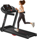 CURSOR FITNESS Home Folding Treadmill with Pulse Sensor - Quiet 2.5 HP