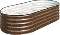 SnugNiture Galvanized Raised Garden Bed for Outdoor Plants