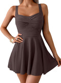 B2prity One Piece Swimdress Swimsuit for Women with Tummy Control