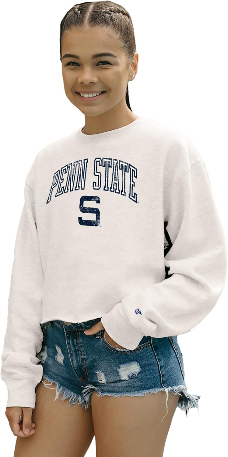 Penn State Nittany Lions Women's Crop Crewneck Sweatshirt