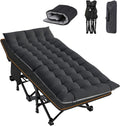 28 in Extra Wide Camping Cot for Adult - Heavy-Duty 1200D Oxford Cot