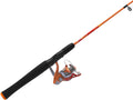 Zebco Splash Spinning Reel and Fishing Rod Combo - Bright Orange Setup