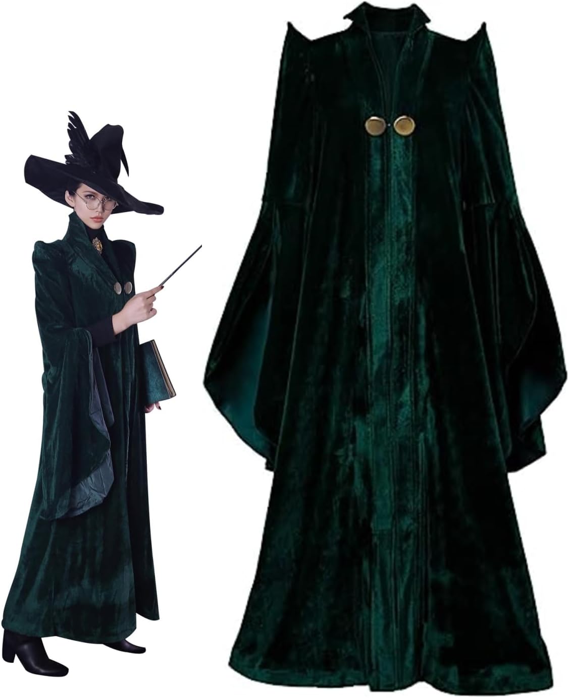 Women's Witch Halloween Cosplay Costume for Sorceress Fun