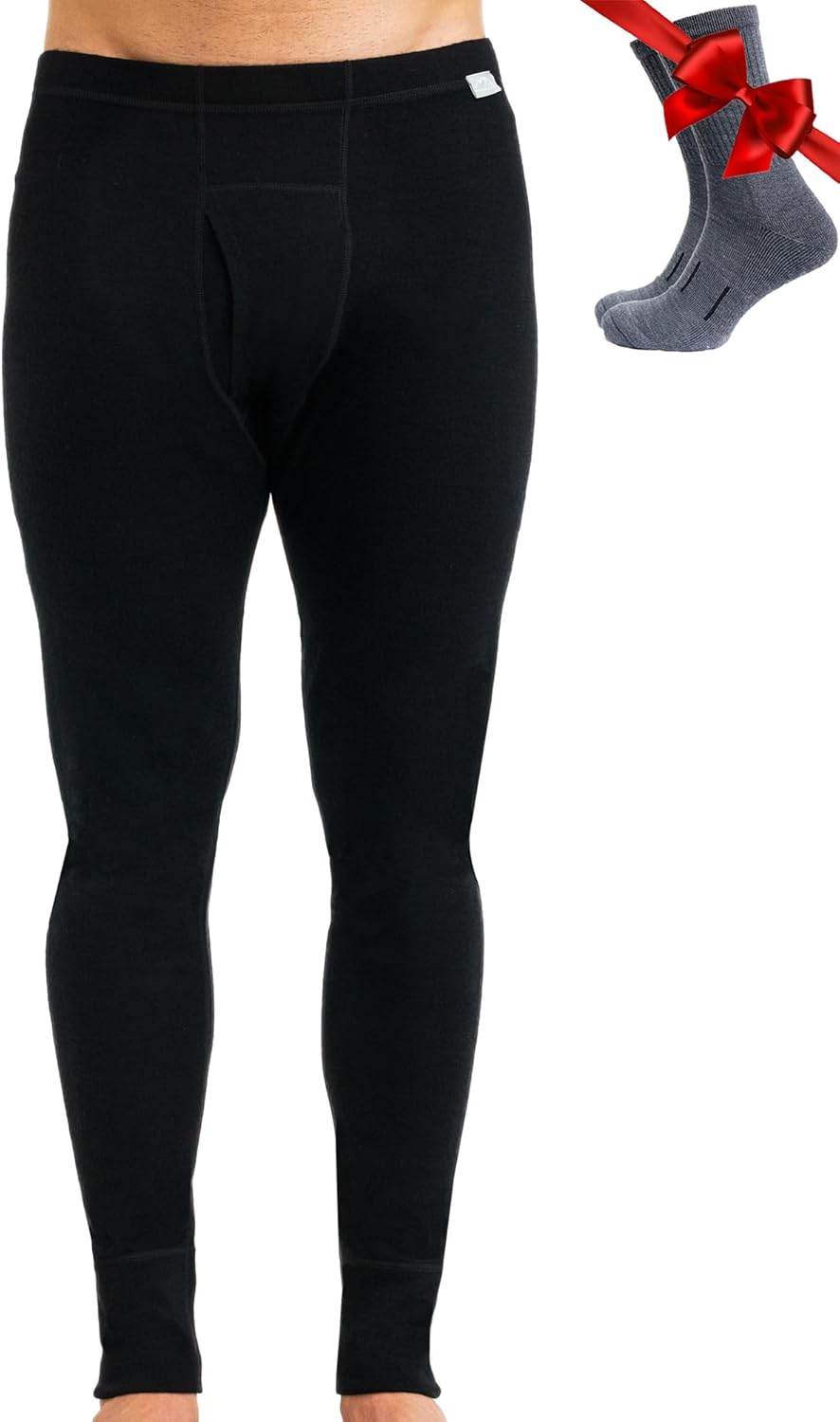 Merino Wool Base Layer Mens Bottom Pants for Ultimate Comfort