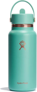 Hydro Flask Water Bottle 32 oz Wide Mouth with Flex Straw - 24H Cold