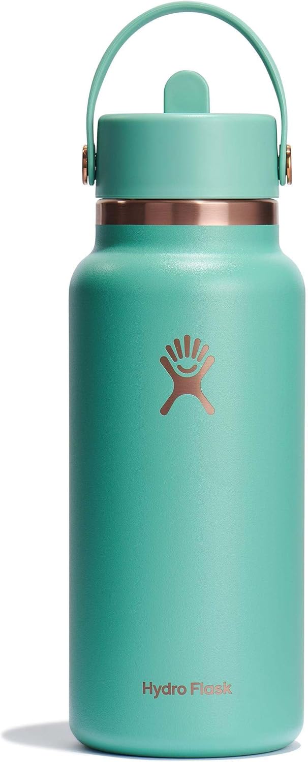 Hydro Flask Insulated Water Bottle with Flex Straw Cap 32 Oz