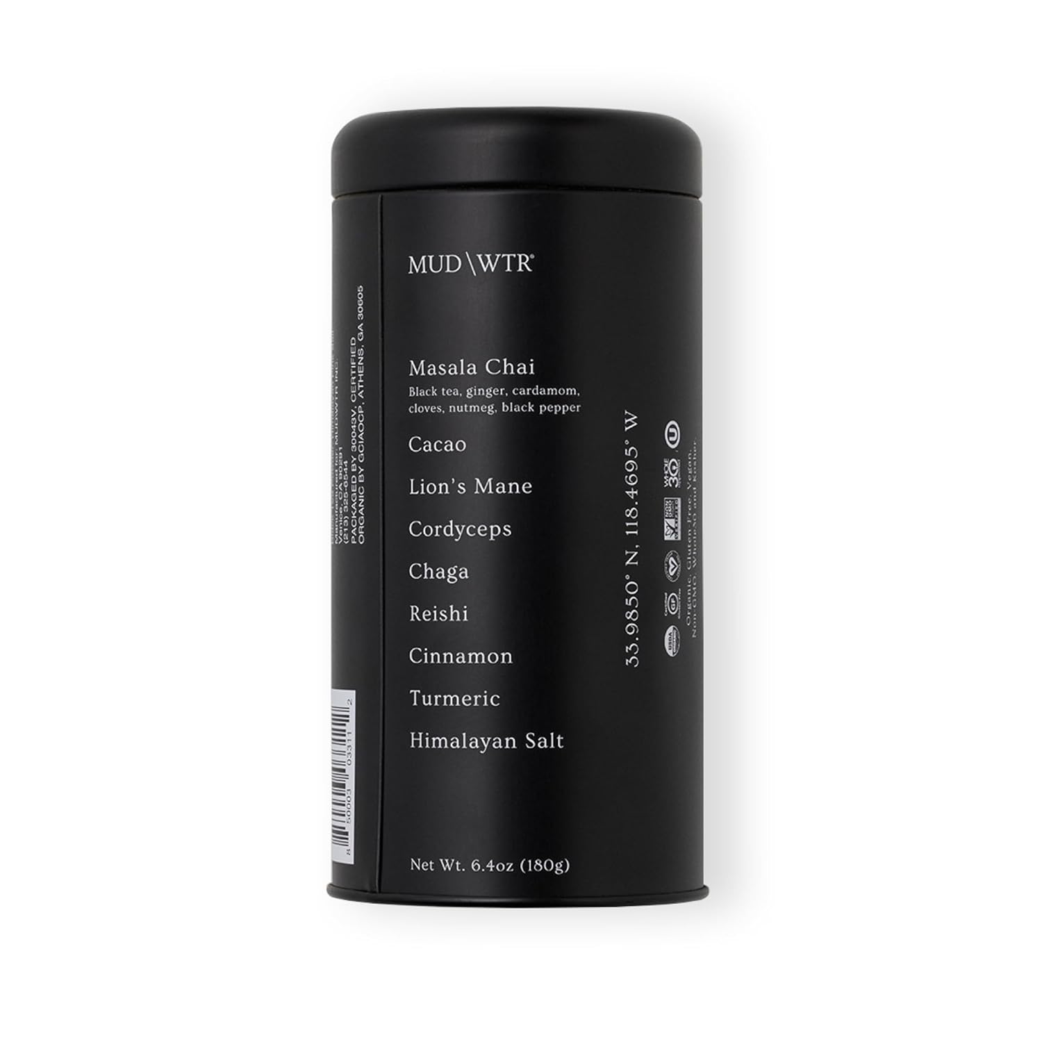 Organic Energy & Focus Blend - Cacao, Mushrooms, Chai - MUD\WTR