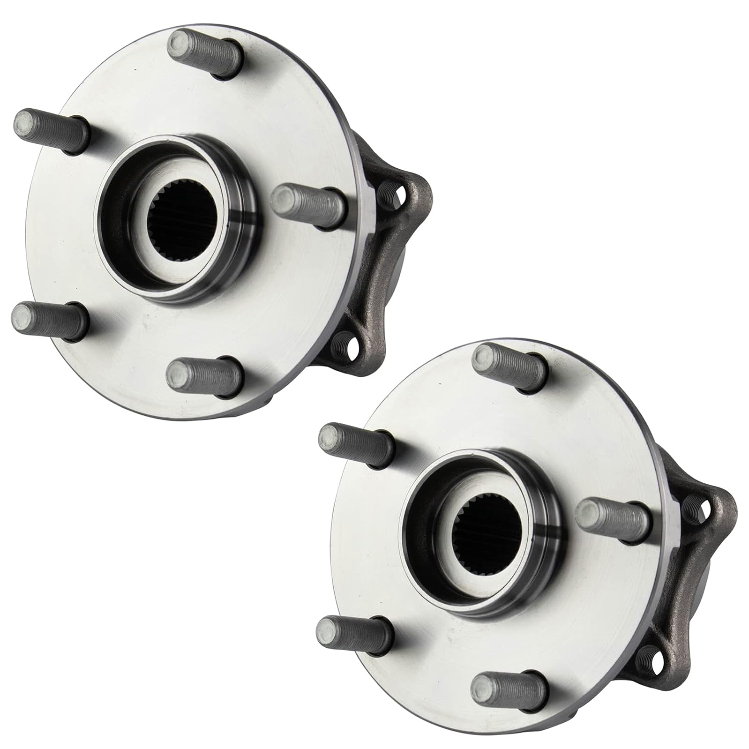 TRQ Rear Wheel Bearing & Hub Assembly Set for Subaru Vehicles